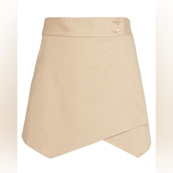 Veronica Beard Thomas Linen-Gabardine Skort - Picture 2 of 16
